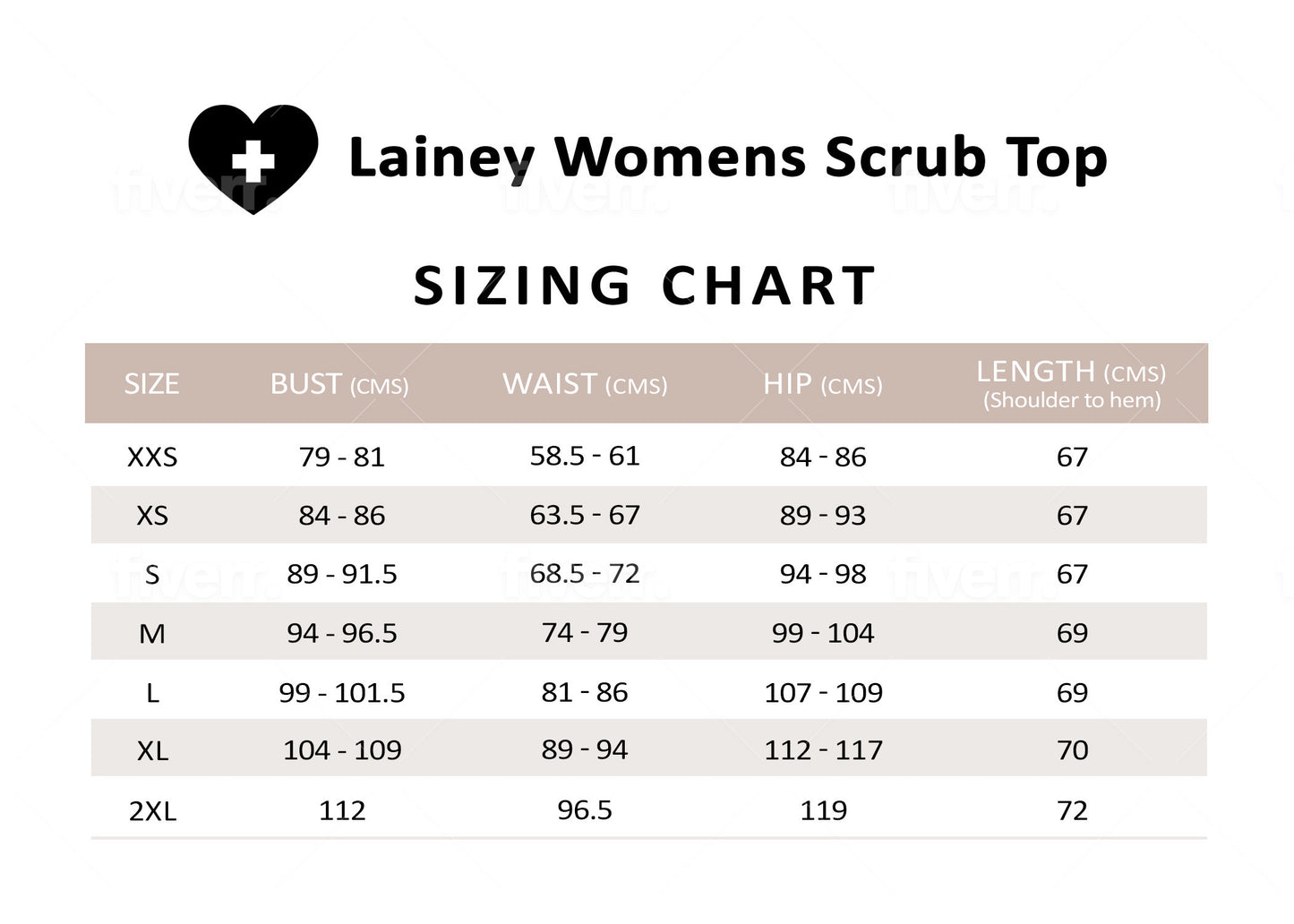 Lainey Scrub Top Black