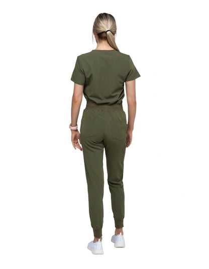 Lainey Jogger Scrub Set Olive