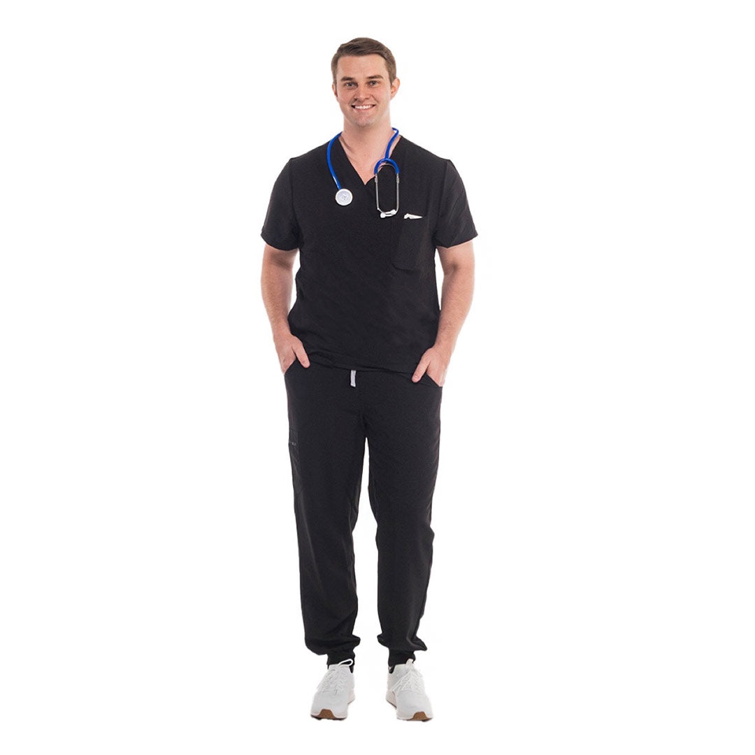 Guy Scrub Set Black