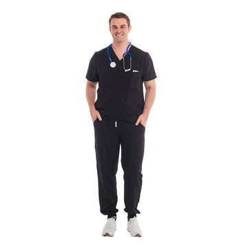 Guy Hunter Green Scrub Top & Pants Set